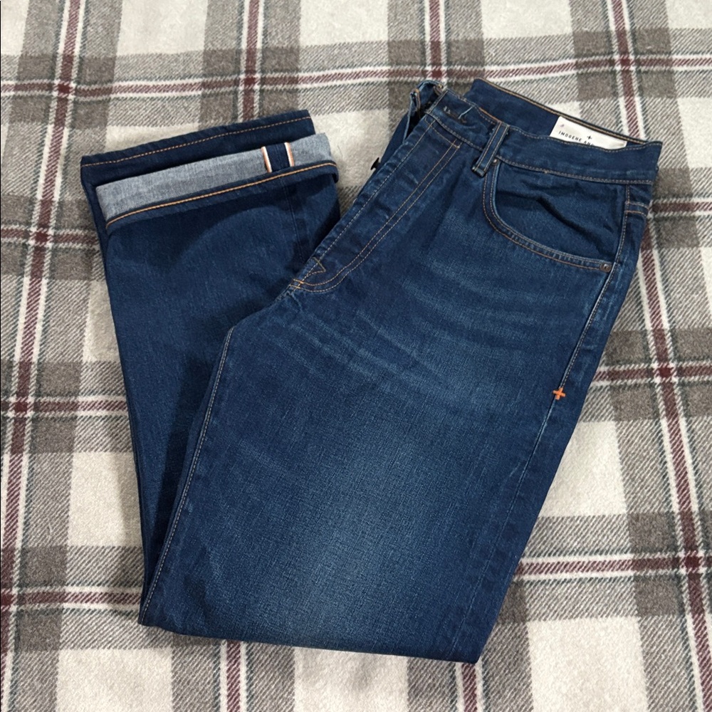 imogene + willie Indigo Blue Straight Selvedge Jeans